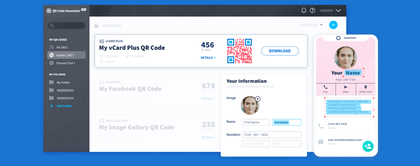 QRCode Monkey - free QR Code Generator to create custom Codes with Logo